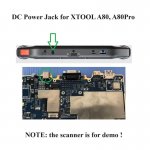 DC Power Jack Socket Charging Port for XTOOL A80 A80Pro Scanner